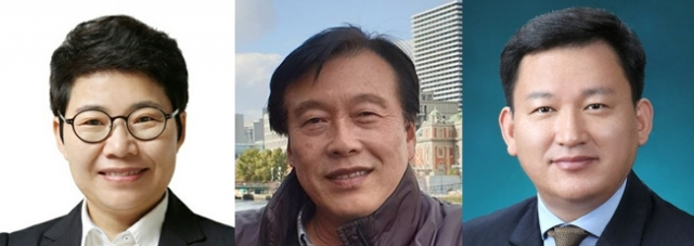 상주 출신 임이자 미래통합당 비례대표 의원, 영주 출신 황헌 전 MBC 앵커, 안동 출신 김형동 한국노총 변호사. 매일신문DB, 황헌 전 앵커 페이스북