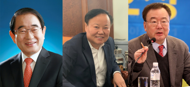 왼쪽부터 박명재, 김재원, 강효상 미래통합당 의원. 매일신문 DB