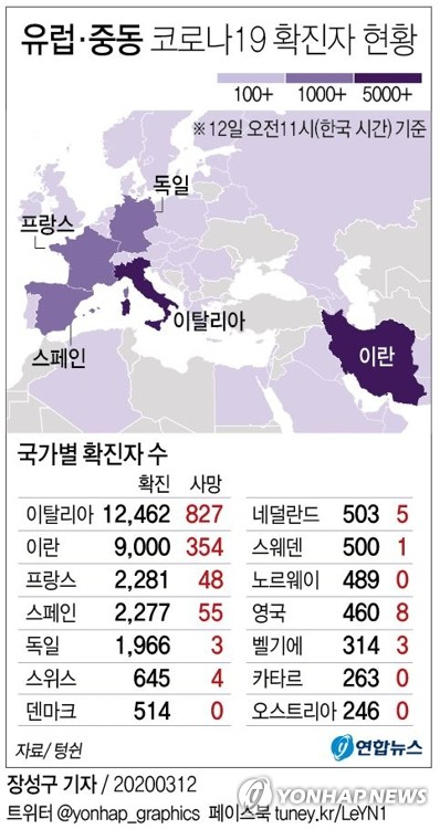 세계보건기구(WHO)가 11일(현지시간) 코로나19