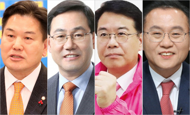 (왼쪽부터)홍의락 주호영 윤재옥 송언석