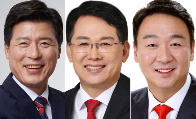 (왼쪽부터)구자근, 윤두현, 정희용