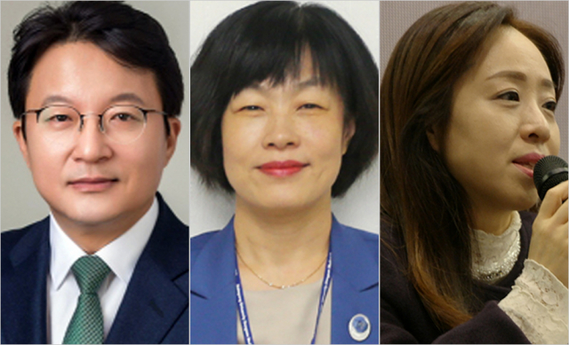 왼쪽부터 사공정규, 최연숙, 권영현.