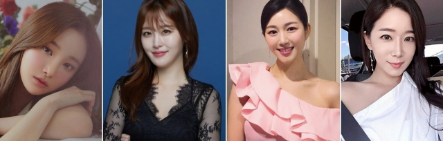 ▲ 모모랜드 연우, 신아영 아나운서, 배우 이다인, 탤런트 김하영