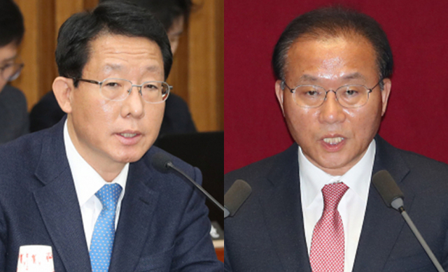 (왼쪽부터)김상훈, 윤재옥