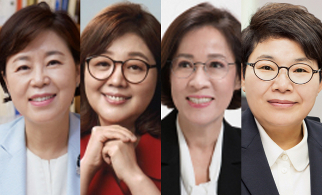 (왼쪽부터)김정재, 양금희, 이인선, 임이자