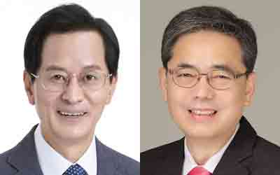 (왼쪽부터) 이재용, 곽상도 후보