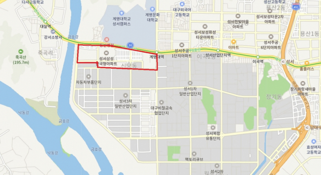 대구에서 처음으로 지정될 예정인 달서구의 