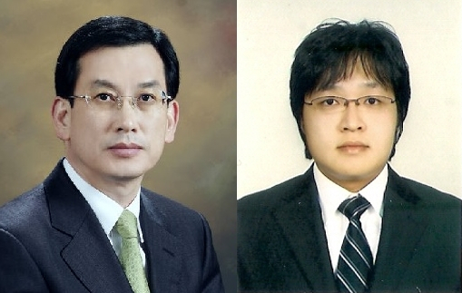 왼쪽부터 DGIST 핵심단백질자원센터 장익수 센터장, 최성균 선임연구원.