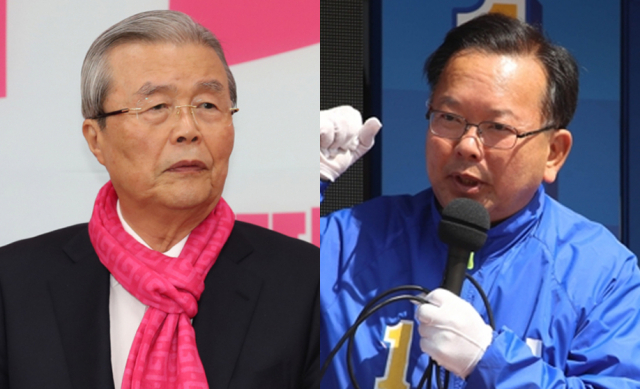 (왼쪽부터)김종인, 김부겸