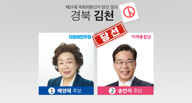 송언석 후보 당선