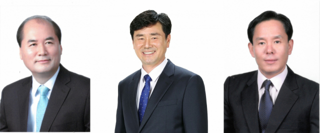 왼쪽부터 강영석, 조원희, 한백수.