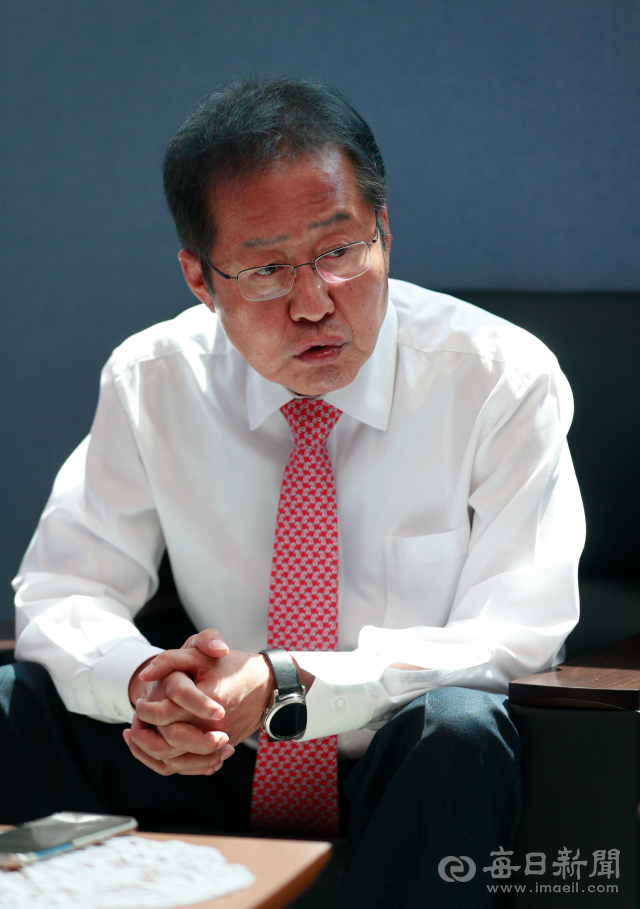 홍준표 잔 자유한국당 대표. 매일신문 DB