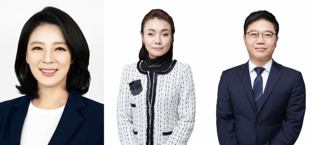 미래통합당 30대 당선자들. 배현진, 김예지, 지성호.