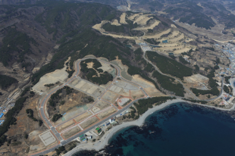 혁신원자력연구단지가 들어설 경북 경주 감포해양관광단지 부지 일대의 모습. 경북도 제공
