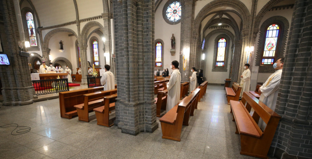 대구시 중구 계산성당 내부. 자료사진. 연합뉴스