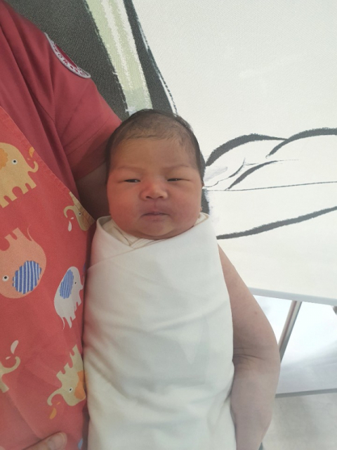 노효심(33)·김해진(36·대구 달서구 송현동) 부부의 첫째 아들 뽈록이(3.3kg)