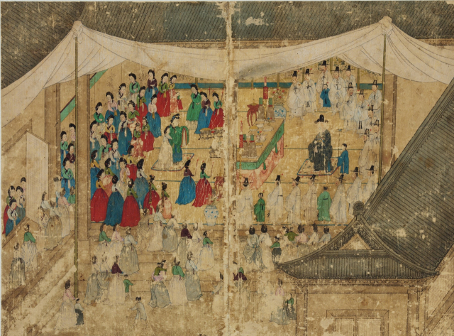 19세기, 비단에 채색, 33.5×45.5㎝, 국립중앙박물관 소장