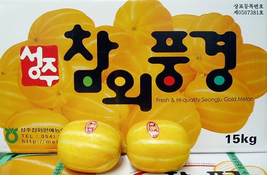 다양한 성주참외 브랜드 이미지. 2030 젊은 소비자에게 강하게 어필할 수 있는 브랜드로의 변화가 요구된다.