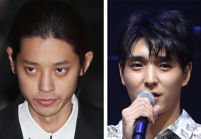 가수 정준영(왼쪽), 최종훈. 매일신문 DB