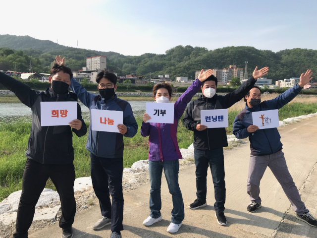 K-water 예천수도관리단 직원들이 