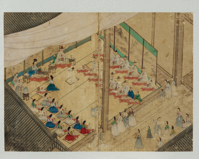 19세기, 비단에 채색, 33.5×45.5㎝, 국립중앙박물관 소장
