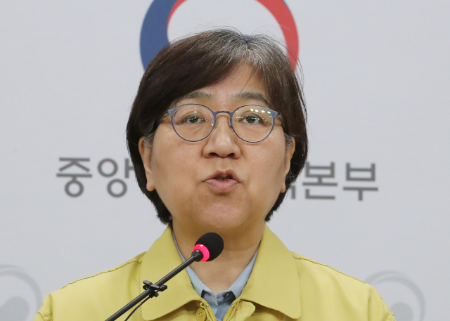 정은경 중앙방역대책본부장(질병관리본부장). 연합뉴스