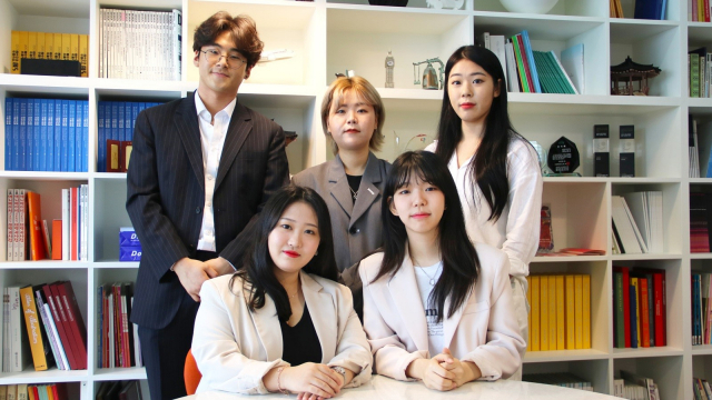 창업 동아리 활동을 통해 8건의 특허출원을 이끌어 낸 경운대 멀티미디어학과 학생들. 경운대 제공