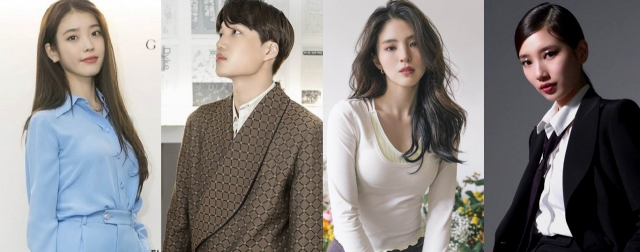 ▲ 아이유,카이,한소희,수지