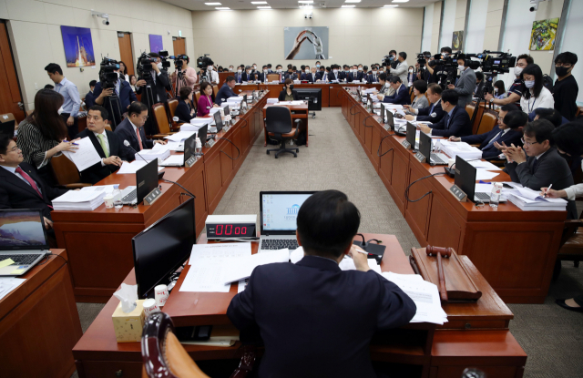 7일 오전 국회에서 과학기술정보방송통신위원회 전체회의가 열리고 있다. 연합뉴스
