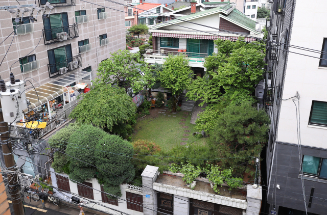 지난 19일 오전 서울 마포구 연남동에 위치한 일본군 위안부 피해자 할머니들의 쉼터인