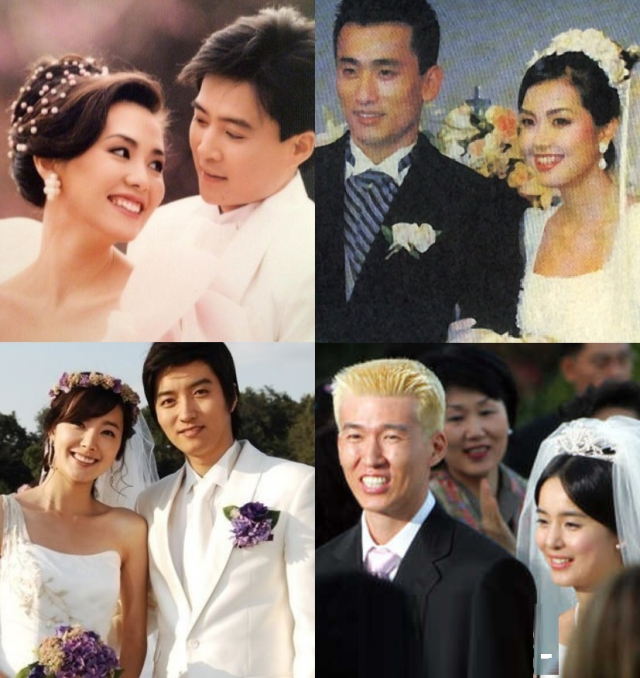▲ 하희라-최수종, 차인표-신애라, 소이현-인교진, 션-정혜영(연합뉴스)