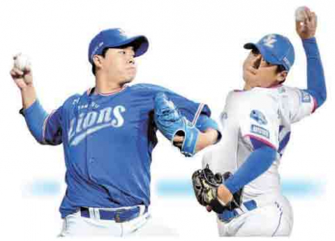 (왼쪽부터) 김윤수. 최지광