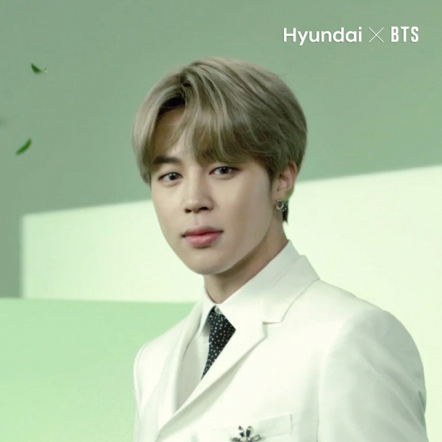 사진. 방탄소년단 지민 (현대라이프스타일 인스타그램)