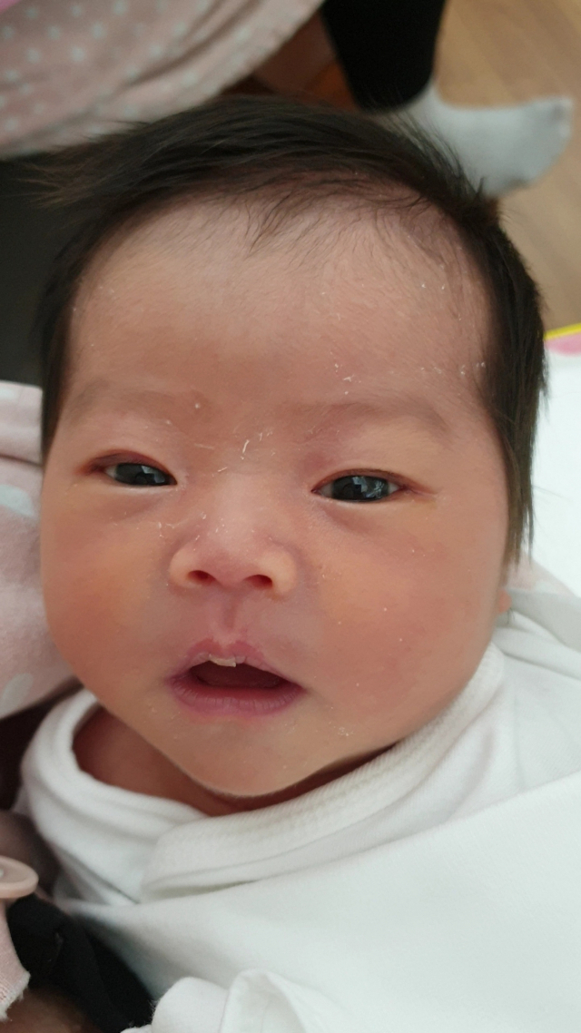 김한슬(30)‧서덕찬(31) 부부 첫째 딸 단단이(2.7kg) 5월 21일 출생