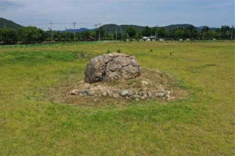 공동발굴조사 대상지인 구황동 지석묘 전경. 문화재청 제공