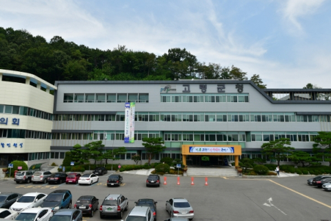 고령군청 전경.