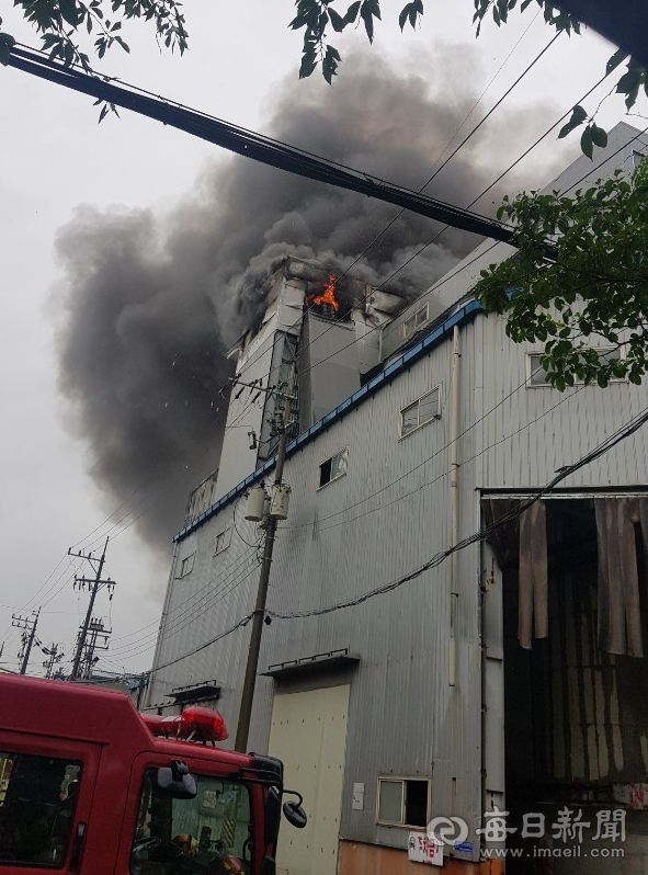 [속보] 부산 사상구 감전동 불 