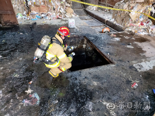 [현장사진] 대구 달서구 맨홀 질식 사고 4명 부상
