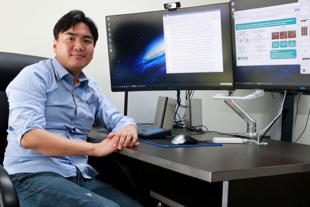 초해상도 초음파 영상 기술을 개발한 DGIST 로봇공학전공 유재석 교수. DGIST 제공