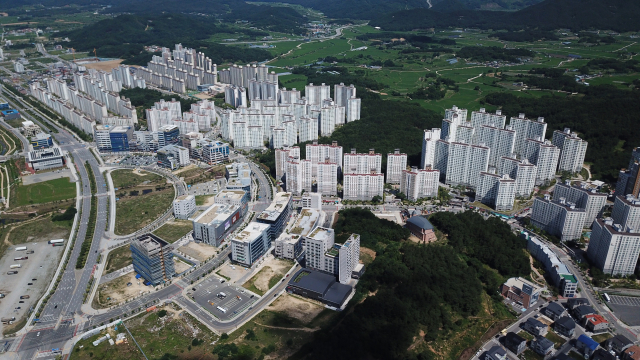 경북도청 신도시 전경.