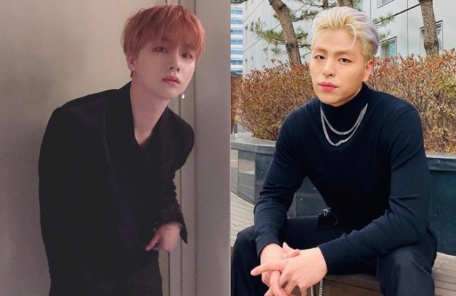 사진. 그룹 아이콘 멤버 김진환, 구준회 인스타그램