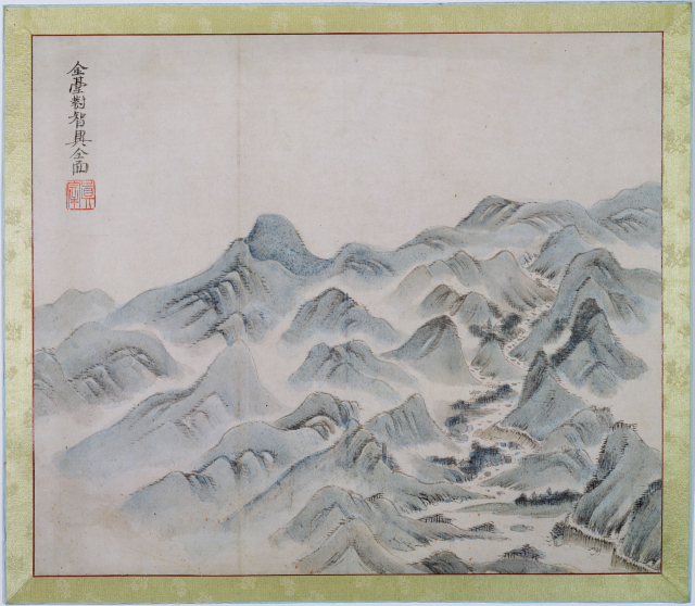 종이에 수묵담채, 29.6×34.7㎝. 국립중앙박물관 소장