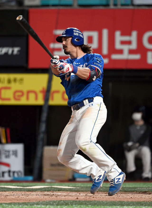 삼성라이온즈 외인 타자 타일러 살라디노. 삼성라이온즈 제공