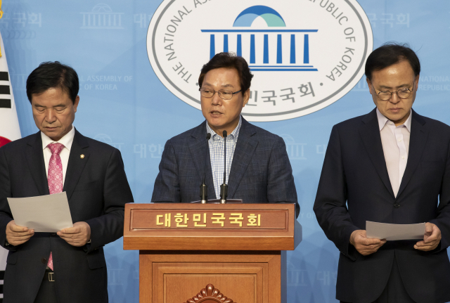 국회 행정안전위원회 미래통합당 박완수 간사가 15일 오후 국회 소통관에서 열린 
