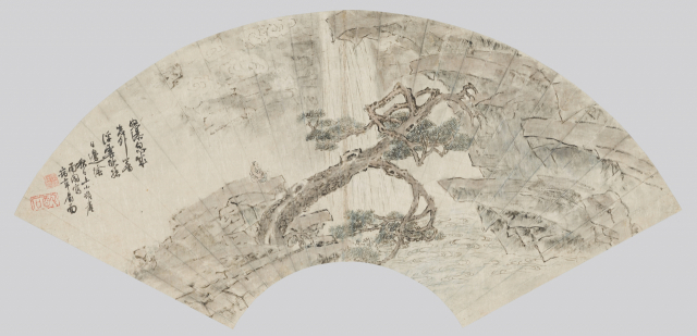 종이에 담채, 23.9×63.5㎝ 국립중앙박물관 소장