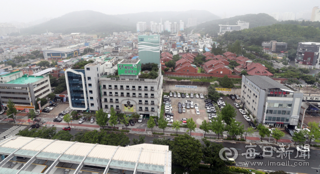 주상복합아파트 신축 예정지인 대구 수성구 두산오거리 부근 전경. 성일권 기자 sungig@imaeil.com