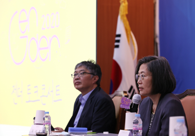 이수정 경기대 범죄심리학과 교수가 2일 오전 서울 서대문구 경찰청에서 열린 