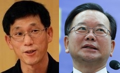진중권, 김부겸. 매일신문DB, 연합뉴스