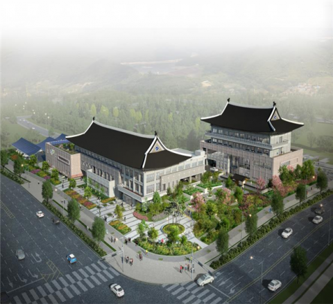 경북도청 신도시 내 경북여성가족플라자 조감도. 매일신문 DB