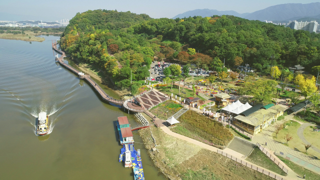 달성군 화원읍 성산리 일대 화원역사재현지구 전경. 달성군 제공